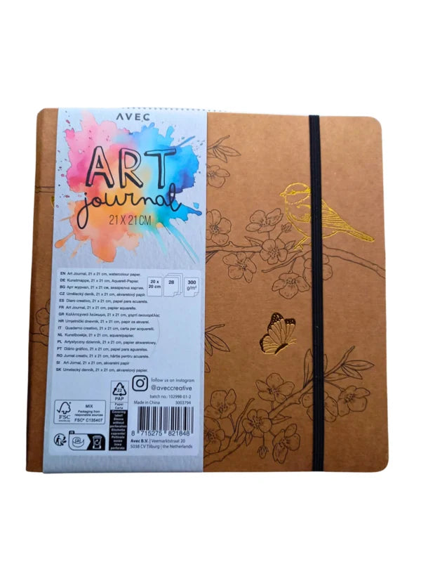 Art journal 21 x 21 cm Hardcover