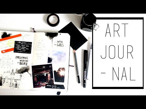 Art journal 21 x 21 cm hard cover