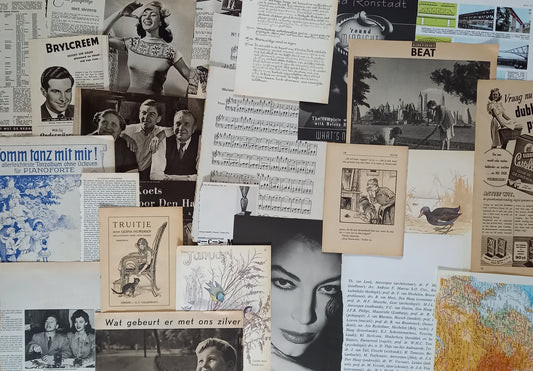 Vintage-Papier für Art Journaling