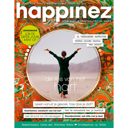 Gebrauchte Happinez-Zeitschriften mit schönen Bildern für all deine Collagen