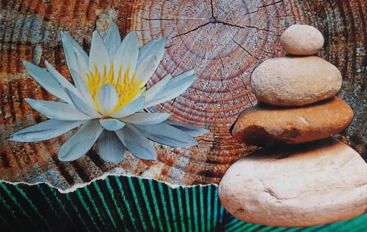 SoulCollage voorbeeld kaart