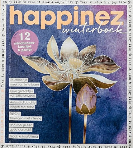 Happinez winterboek - take it slow (in Dutch) 