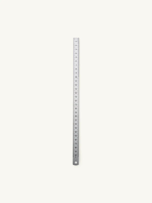Roestvrijstalen liniaal 30 cm voor collagewerk