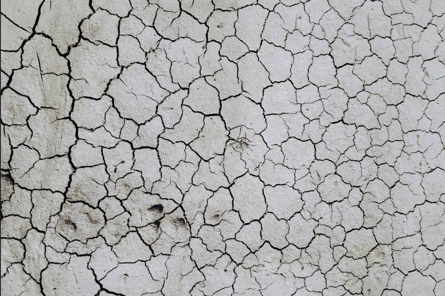 rissige trockene erde als hintergrund für collage mit bedeutung struktur spannung und grundlage