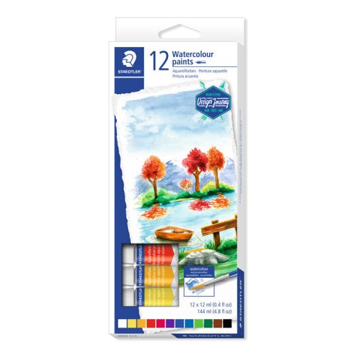 Staedtler Aquarellfarben-Set 12 Tuben